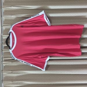 Men's Size 3X Reebok Red and White T-shirt with Logo